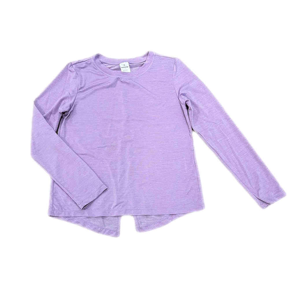 Moody Tiger Size 7 English Lavender Open Back Long Sleeves